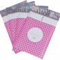 25 Pcs 6X10 Pink Dot (Packed with Love from Us to You) Poly Bubble Mailers 6X10