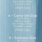 Samsonite Compression Packing Bags, Clear, 12-Piece Kit (2-Pouch/4-Carry-On/4-La