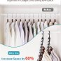 Hangers Space Saving - Plastic, 10 Pack Magic Hangers, Closet Organizers and Sto