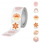 2" Fun Roll Thank You Stickers,Small Business Stickers,Round Thank You Stickers,