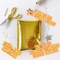 Yellow Metallic 6.5"X9" Bubble Padded Poly Mailers / Fast FREE Shipping / Bubble