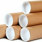10 - 2" X 24" round Cardboard Shipping Mailing Tube Tubes with End Caps