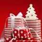 8X8X4 Inches Gift Boxes 12 PCS White, Brown Paper Gift Boxes with Lids for Gifts