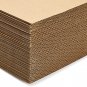 200 Pack Corrugated Cardboard Sheets for Mailers, Flat Packaging Inserts for Shi