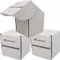 25PCS Mailer Boxes White Corrugated Cardboard Shipping Zipper Box Literature Box