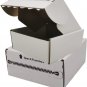 25PCS Mailer Boxes White Corrugated Cardboard Shipping Zipper Box Literature Box