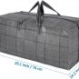 4 Pack Heavy Duty Extra Large Clear Moving Bags W/Backpack Straps Strong Handles