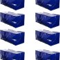 4 Pack Heavy Duty Extra Large Clear Moving Bags W/Backpack Straps Strong Handles