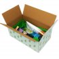 12 Pack 10X6X4" Mint Cactus Designer Boxes, Recyclable, Reusable Shipping Favor