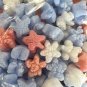 Funpak Packing Peanuts Red White Blue Star Shape Minipack .6 Cu Ft Biodegradable