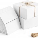 Premium Gift Boxes 10 Pack 8 X 8 X 4 White, Brown Paper Gift Boxes with 20 Meter