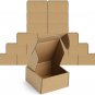 Shipping Boxes 50 Pack 9x6x2, 4x4x2, 7x5x2 Brown or White Corrugated Mailer