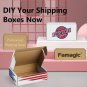 Shipping Boxes 50 Pack 9x6x2, 4x4x2, 7x5x2 Brown or White Corrugated Mailer