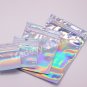 50 Iridescent Holographic Zip Lock Re-Sealable Art Bags Pouches Gift Bags Treats