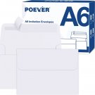 A6 Invitation Envelopes 120 Pack White Envelopes 6.5 X 4.75 Self Seal Small Blan