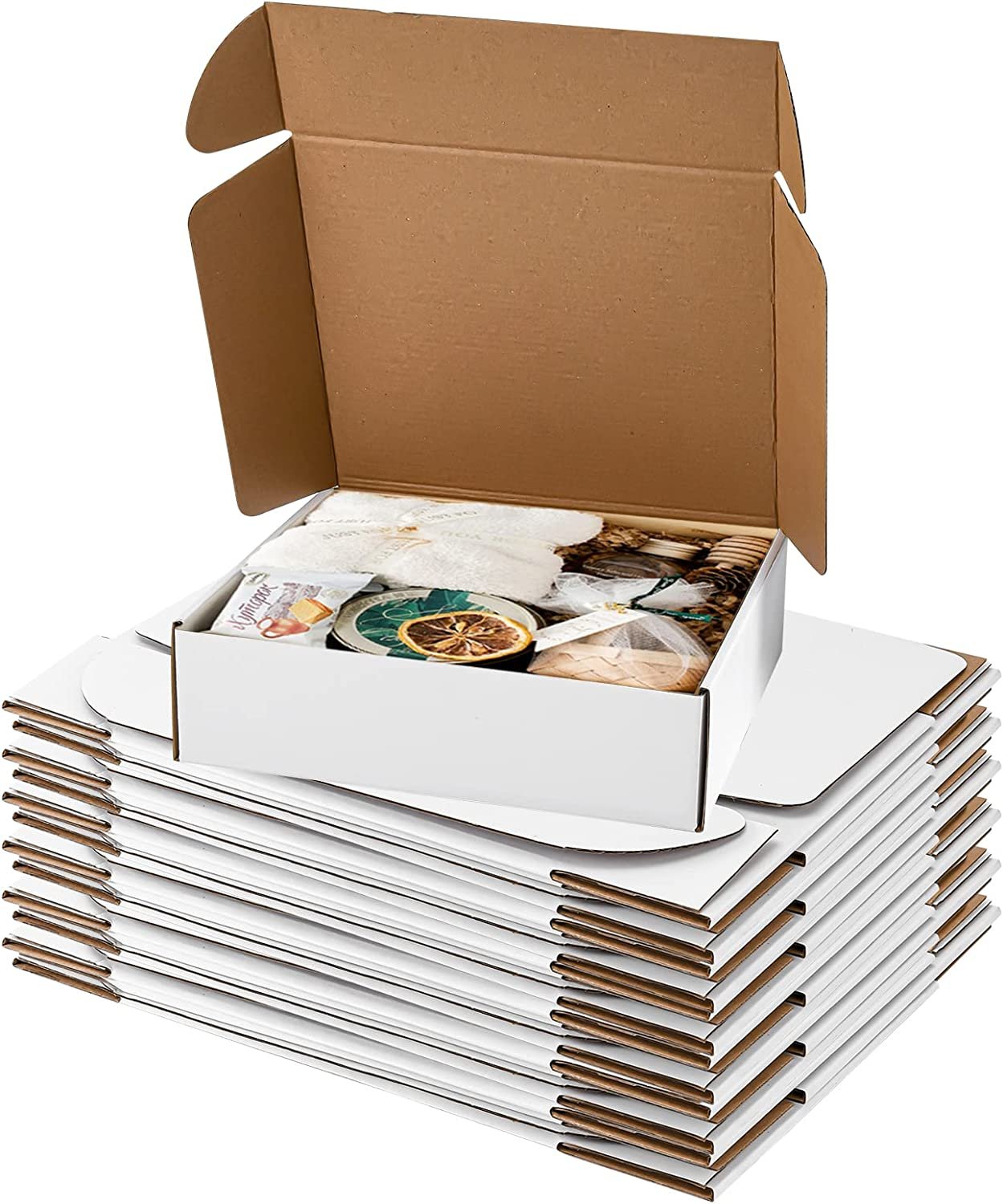 11X9X3 Inch White Shipping Boxes Pack of 26, Corrugated Cardboard Mailer Box, Sh