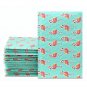 50 PC 4 X 8 Inch Poly Bubble Mailer Flamingo Designer Self Seal Padded Envelopes