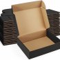 Shipping Boxes 9X6X2 Inches Black Small Mailing Boxes 25 Pack Cardboard Corrugat