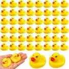 Rubber Duck Bath Toys 50PCS Mini Ducks Bulk for Kids Baby Shower Decorations Bir