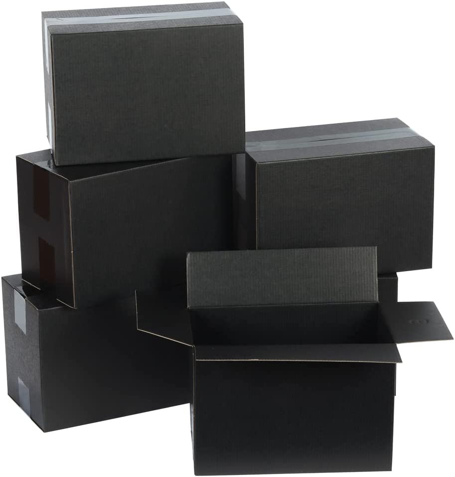 10X6X7 Inches Shipping Boxes, Small Corrugated Cardboard Box for Business Mailin