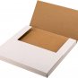 White Vinyl Records Shipping Boxes 12.5X12.5X1 Inch LP Mailing Corrugated Cardbo