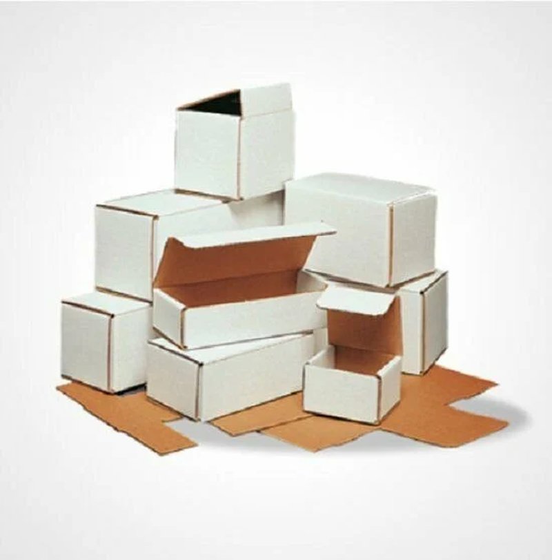 200 3X3X2 White Cardboard Paper Boxes Mailing Packing Shipping Box Carton