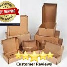 50 13 x10 x 2 Deluxe Literature Kraft Mailers Packaging Ship Durable Corrugated