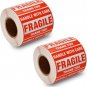 1000 Fragile Stickers 1,2 or 4 Rolls 2'' X 3'' Fragile - Handle with Care - Than