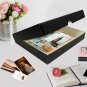 Archival Folio Storage Box. Metal Edge Archival Boxboard, Clamshell Lid