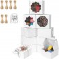 More Pieces, Colors Bakery Boxes with Window Individual Cupcake Boxes 4X4X2.5 In