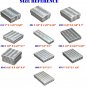 5 Count - Jewelry Gift Box Multiple Colors Cotton Filled Jewelry Gift Boxes, Ret