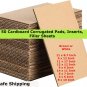50 Cardboard Corrugated Pads Inserts Filler Sheets Various Sizes Better-Quality