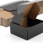 All Sizes Black Shipping Boxes 26 Pack, Corrugated Cardboard Mailing Box for Sma