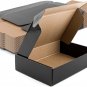 All Sizes Black Shipping Boxes 26 Pack, Corrugated Cardboard Mailing Box for Sma