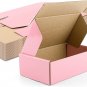 All Sizes Black Shipping Boxes 26 Pack, Corrugated Cardboard Mailing Box for Sma