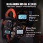 400 Amp Digital Clamp Meter DC/AC Multimeter True RMS Auto Ranging 2000 Max Read
