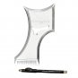 Tool for Beard, Shaping Styling Hairline, & Mustache | 100% Clear Timmer Guide +