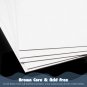 White Boards Pack, 8X10 Inch White Backing Boards