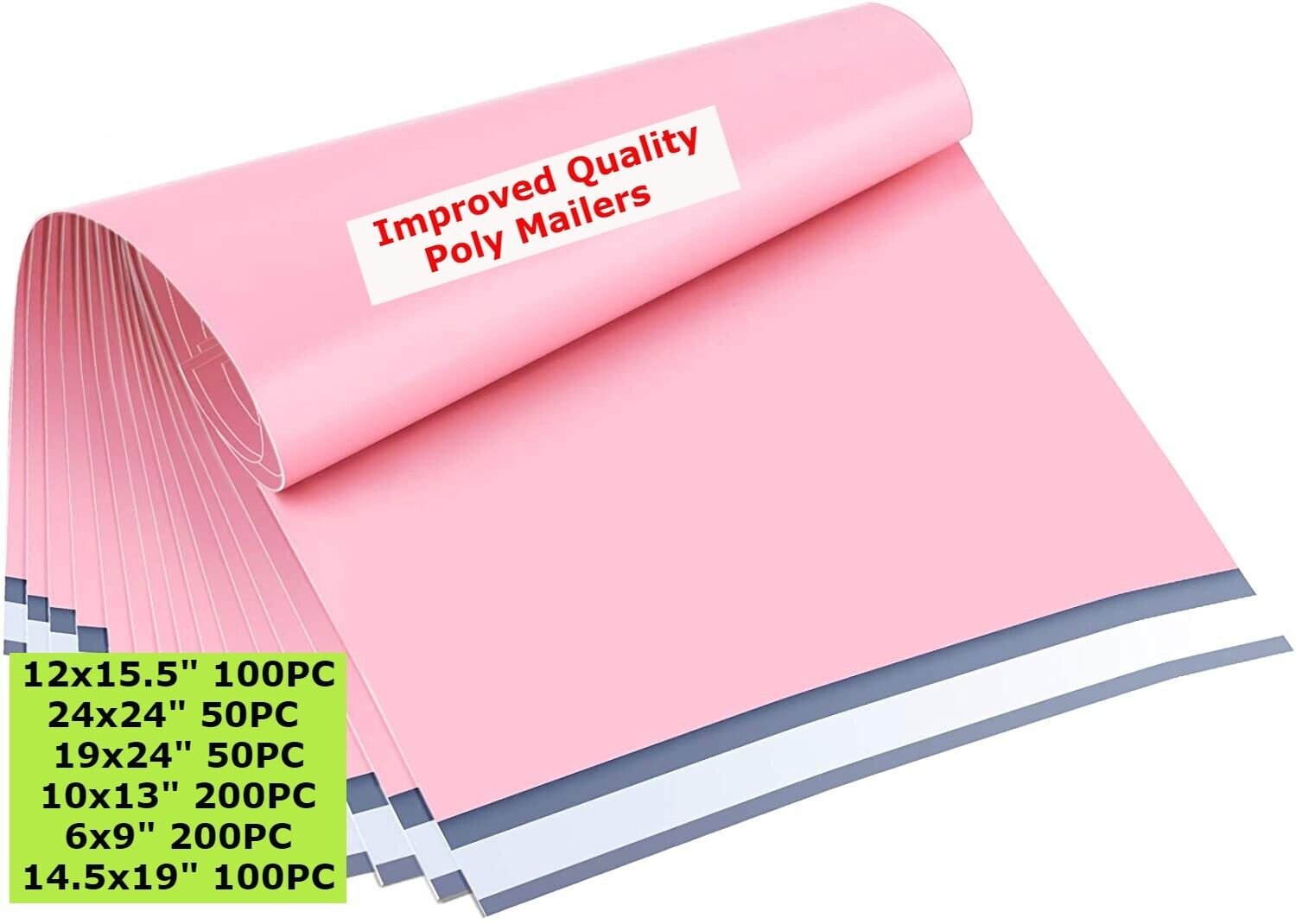 Poly Mailers Shipping Envelopes Self Sealing Plastic Mailing Bags Choose Size