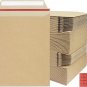 100 Pack 6X8 Inch Self Seal Photo Document Mailers Stay Flat Rigid Mailer Kraft