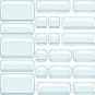 6 - 30 PCS Clear Plastic Drawer Organizer Set, Desk Drawer Divider Organizers an
