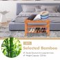 3-Tier Bamboo Shoe Rack Bench for Any Room compact size
