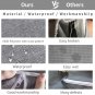 Hanging Laundry Hamper Bag with Free Adjustable Stainless Steel Door 2 Pcs Sucti