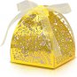 100 Laser Cut Rose Candy Boxes, Favor Boxes 2.5"X 2.5"X 3.1", Gift Boxes Bridal