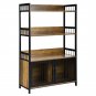 3-Tier Baker'S Rack with Storage Cabinet