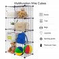 Storage Cubes Large Capacity 8 Cube Grid Wire Large Capacity