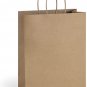 Gift Bags 10X5X13 50Pcs Brown Kraft Paper Bags Paper Gift Bags with Handles, Mer