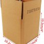 Shipping Boxes 4x4x4 Packing Corrugated Available 25Pack Moving Cartons Storage