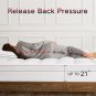 Full Mattress Topper,1800Tc Cooling Mattress Pad Cover for Deep Sleep, Extra Thi