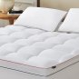 Full Mattress Topper,1800Tc Cooling Mattress Pad Cover for Deep Sleep, Extra Thi